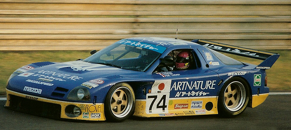 a 1994 Mazda RX-7 GTO race car